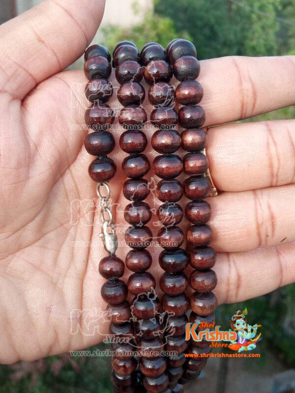 Original Tulsi Kanthi Mala 3 Round Round Beads – Natural