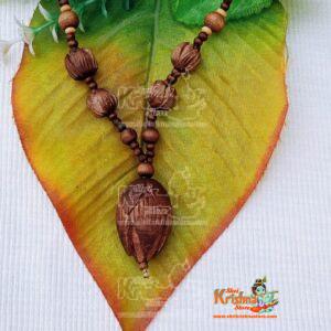 Lotus Beads Tulsi Carved Beads Mala