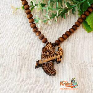 Shri Krishna Bansuri Tulsi Locket Mala