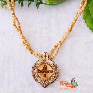 Shri Priyakant Ju Tulsi Locket Mala with double layer tulasi kanthi