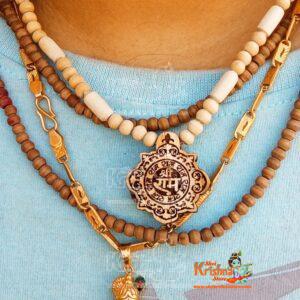 Ram Tulsi Locket Mala Beautifully Designed - Premium