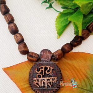 Jai Sita Ram Handmade Pure Tulsi Locket Mala