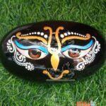 Little Krishna's Painted Shaligram Stone