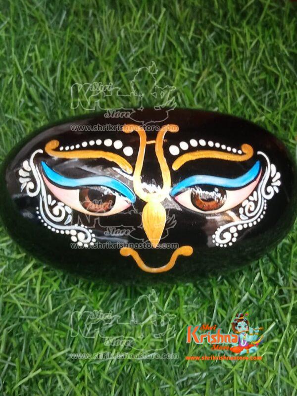 Little Krishna's Painted Shaligram Stone