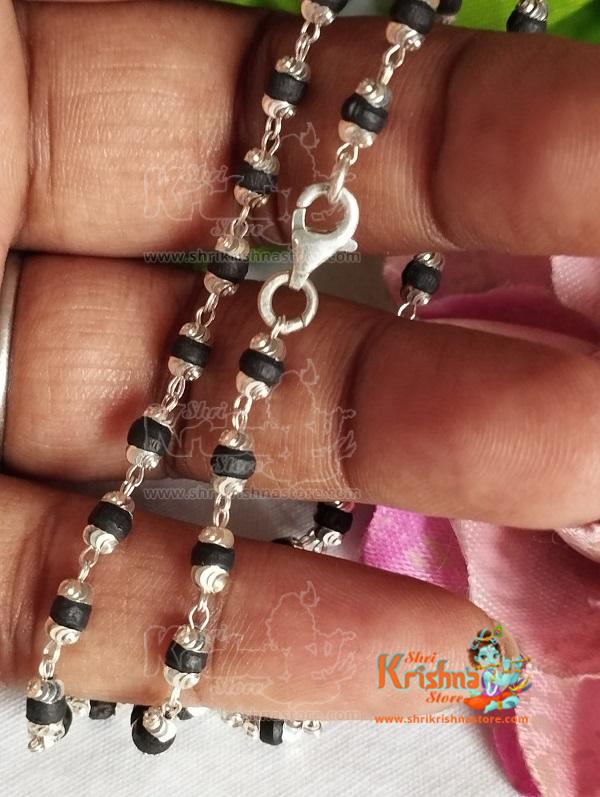 Rudraksha And Tulsi Beads Bracelet