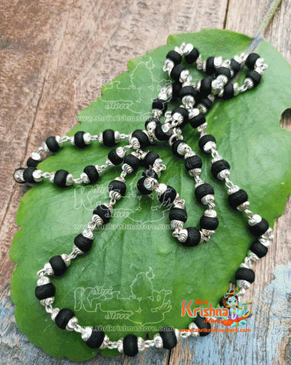 black tulsi beads mala