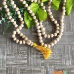 108 Beads Tulsi Japa Mala With Yellow Tassel