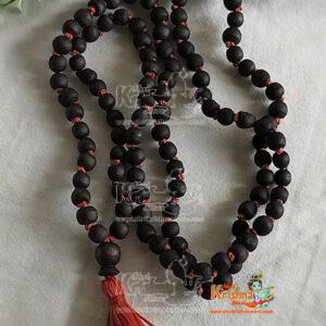 Dark Shyma Tulsi 108 + 1 Beads Japa Mala-Beautiful Design