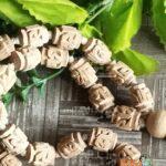 27 Beads Radha Carved Japa Mala with Pretty Tassel