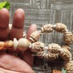 27 Beads Radha Carved Japa Mala with Pretty Tassel