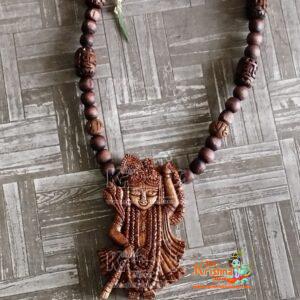 Handmade Shri Nathji Tulasi locket  Mala - Premium / Royal