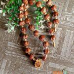 Shri Radha Tulsi Locket with Lotus Beads Mala