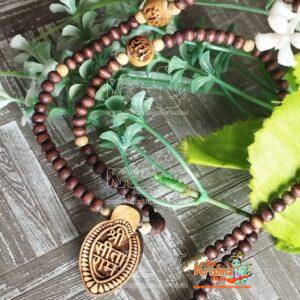 Made in Vrindavan dham by www.originaltulsimala.com. Each and every one of these Locket Mala is a work of Very Fine Hand art.