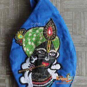 Shri Krishna Japa Bead Bag - Embroidery
