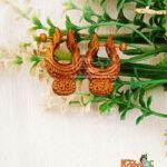 Radha Naam Tulsi Earrings Set