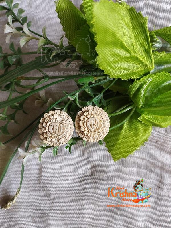 Radha Flower Design Tulsi Earrings- Premium Quality