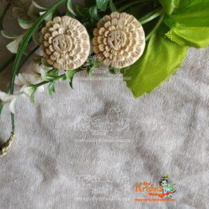 Radha Flower Design Tulsi Earrings- Premium Quality