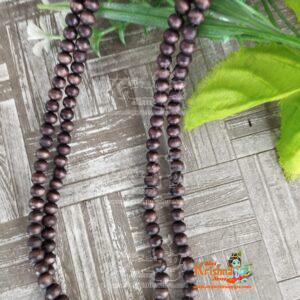 Shyama Dark Tulsi 2 line Kanthi Mala - Premium