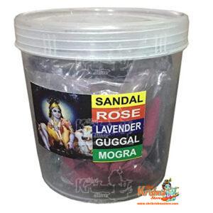 Shri Radhe Mathura / Vrindavan Iscon  Dhoop Bati ( Pack of 5 flavor )