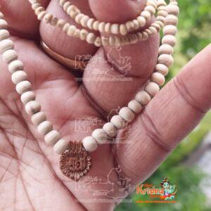 Vrindavan Handmade Tulsi Kanthi Mala with Radhe Pandent - Radhe Radhe - Premium / Traditional