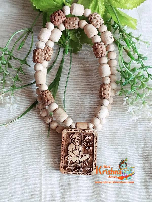 Shri Ram Bhakt Hanuman Ji Tulsi Locket Mala