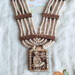 Jai Hanuman Baba Tulsi Locket with Sita Ram Tulsi Panch Mala