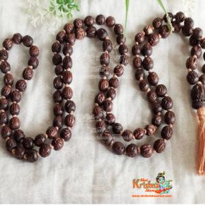108 Beads Original Tulsi Japa Mala Radha Carved