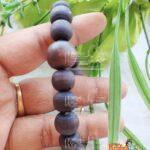 Dark Brown Shyama Tulsi Beads Handmade Bracelet