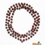 100% Natural Sandalwood Chandan Mala in 108+1 Beads in Silver for Wear and Jap