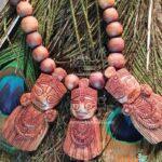 Shri Jagannath Baladeva and Subhadra Original Tulsi Locket Mala Set