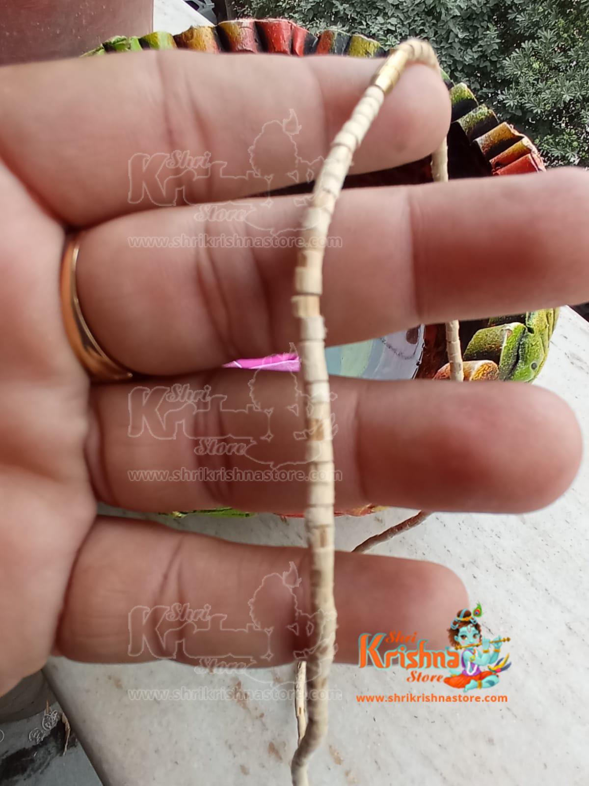 2 Round Tiny Smooth Seed Beads Tulsi Kanthi Mala