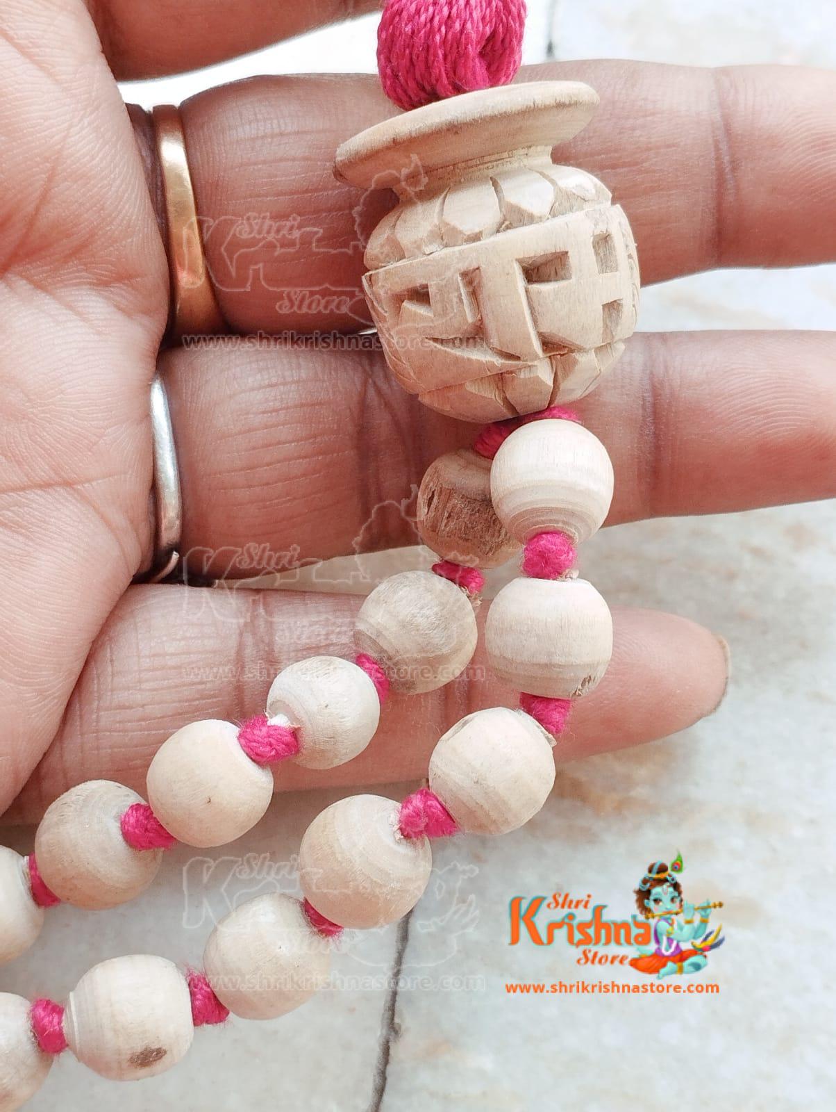 1008 Pure Tulsi Beads Japa Mala -Holy Basil Seeds For Prayer