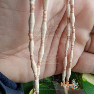 Beautiful Design 2 Round Kanthi Mala for Women 1mm Oval Shaped Beads