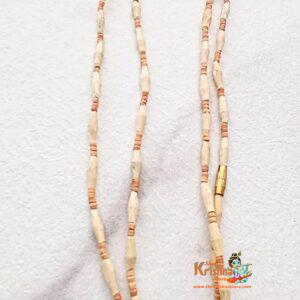 Beautiful Design 2 Round Kanthi Mala for Women 1mm Oval Shaped Beads