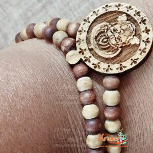 Hanuman Ji Rama Shyama Tulsi Bracelet