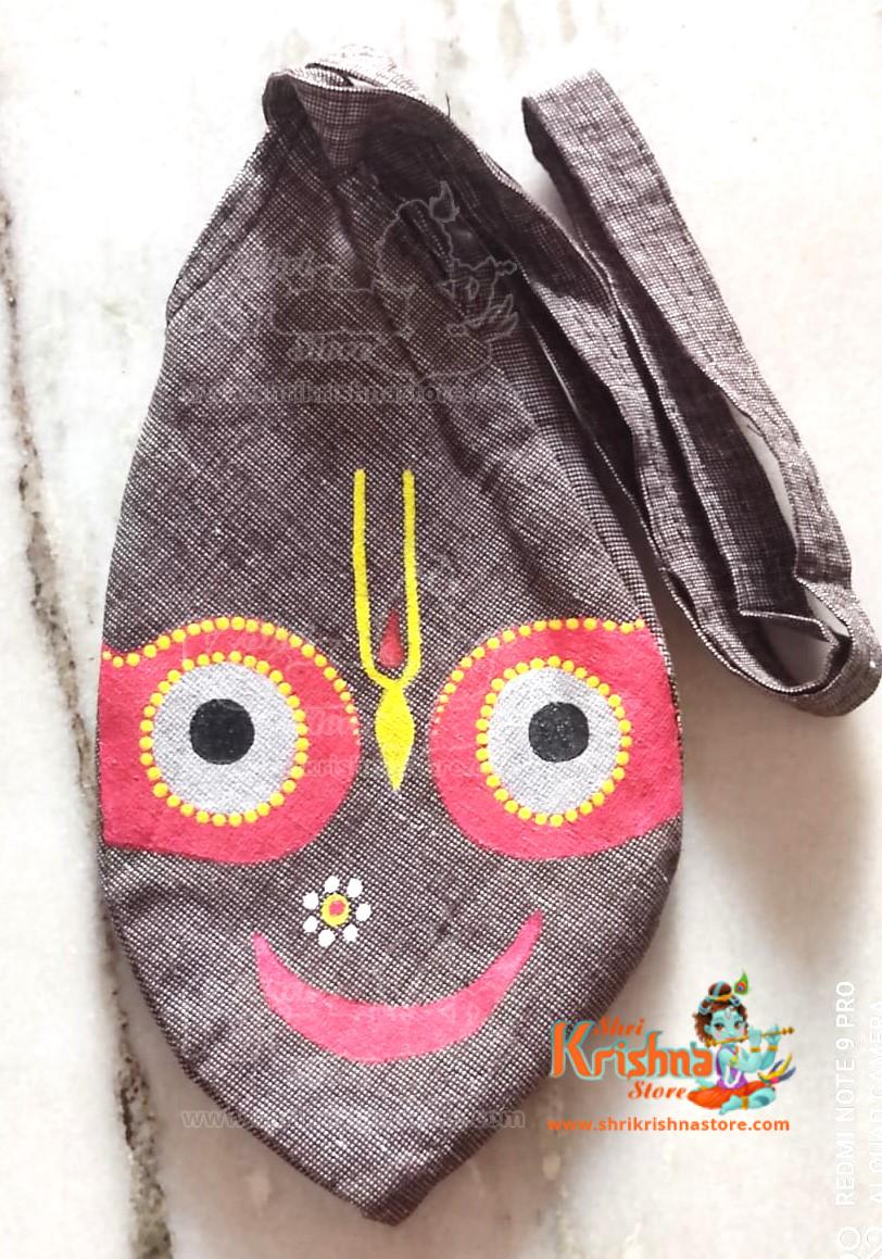 Shri Jagannath Hand Painted Bead Bag