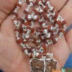 Made in Vrindavan dham by www.originaltulsimala.com. Each and every one of these Locket Mala is a work of Very Fine Hand art.