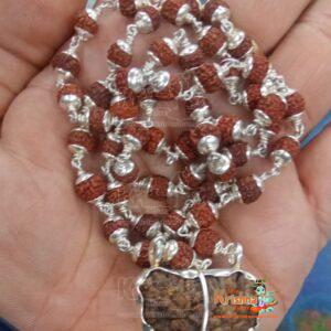 Made in Vrindavan dham by www.originaltulsimala.com. Each and every one of these Locket Mala is a work of Very Fine Hand art.