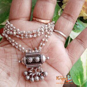 Locket Mala Made in Vrindavan dham by www.originaltulsimala.com. Each and every one of these Locket Mala is a work of Very Fine Hand art.