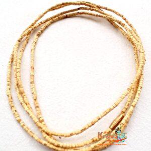 3 Round Tiny Smooth Seed Beads Tulsi Kanthi Mala - Premium