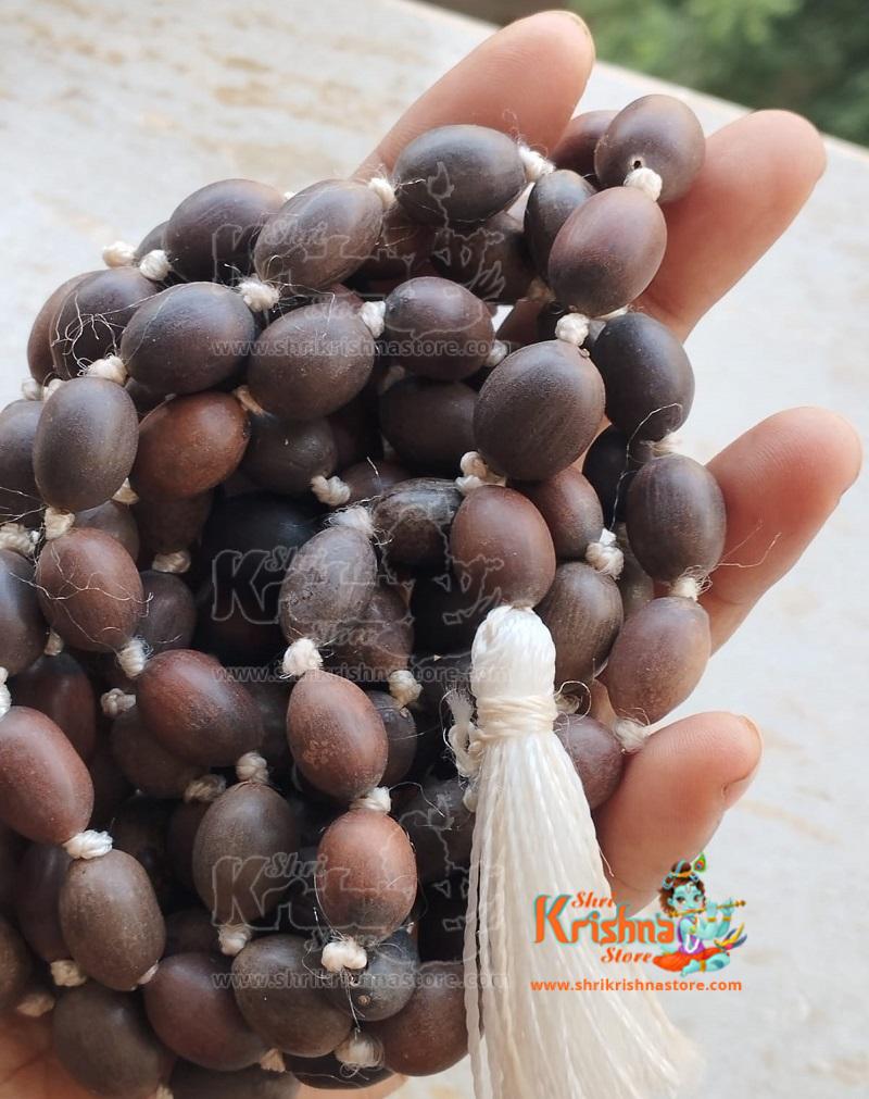 Shyma Tulsi Oval Shape Japa Mala