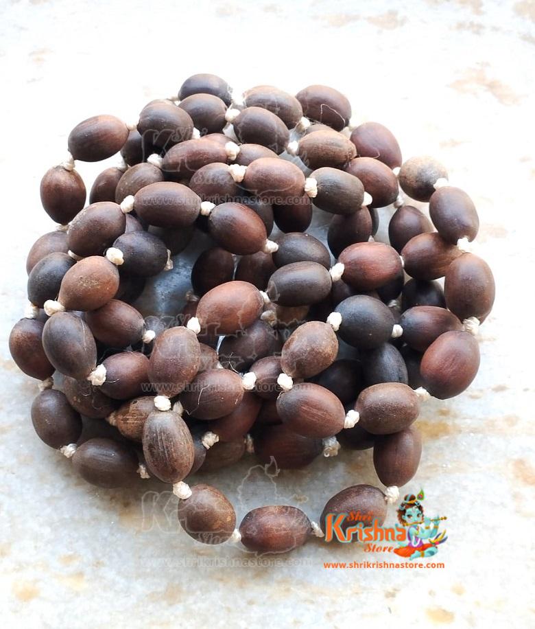 Shyma Tulsi Oval Shape Japa Mala