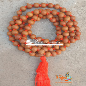 12 MM Pure Whitev Sandalwood / Chandan Japa Mala 108 + 1 Guru Beads - Premium