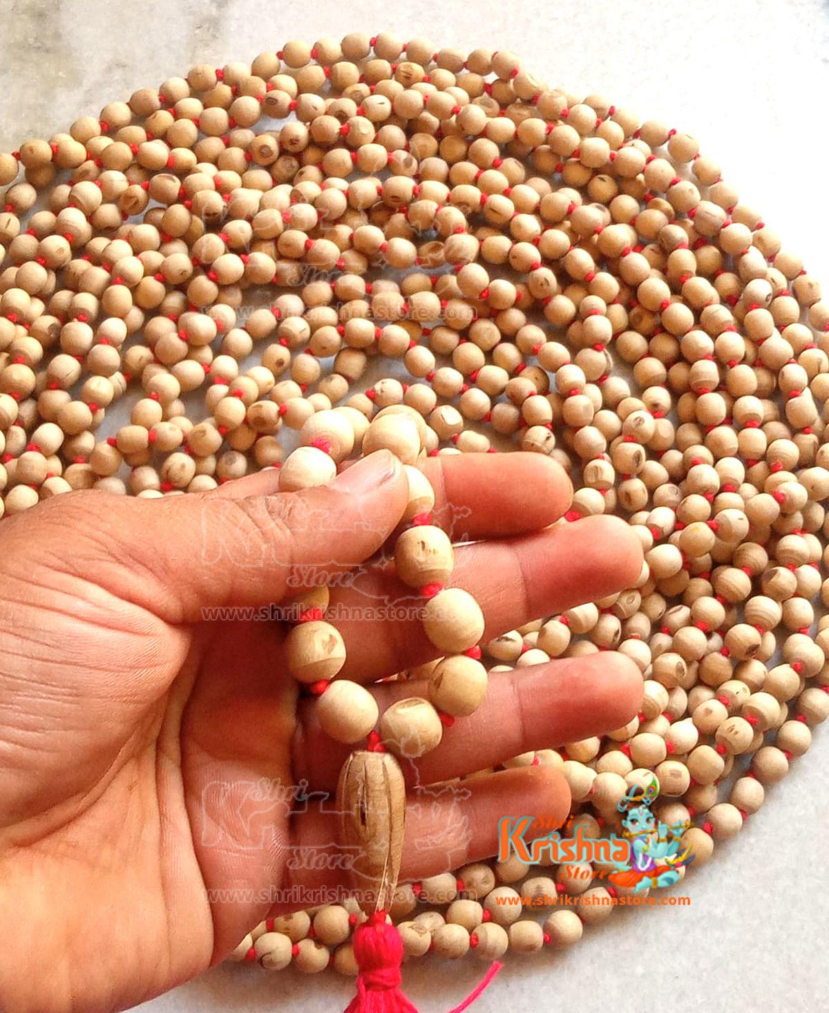 1008 + 1 Original Shyama Tulsi Beads Japa Mala -for Chanting