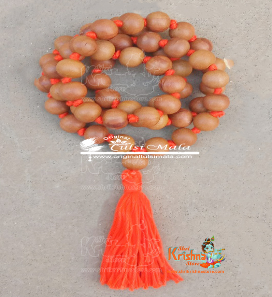 12 MM Pure Chandan Japa Mala 54 + 1 Guru Beads