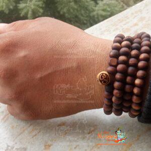 Stretchable 108 + 1 Tulsi Beads Jap Mala for Wearing And Mantra Japa In Stock S