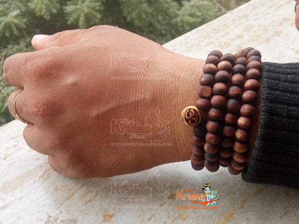 Stretchable 108 + 1 Tulsi Beads Jap Mala for Wearing And Mantra Japa In Stock S