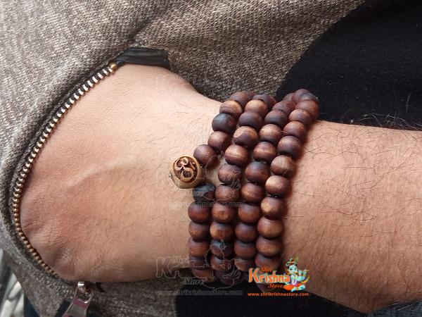 Stretchable 108 + 1 Tulsi Beads Jap Mala for Wearing And Mantra Japa In Stock S