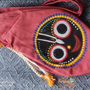 Hand Painted Shri Jagannath ji Gomukhi Bead Bag with Counter - Premium