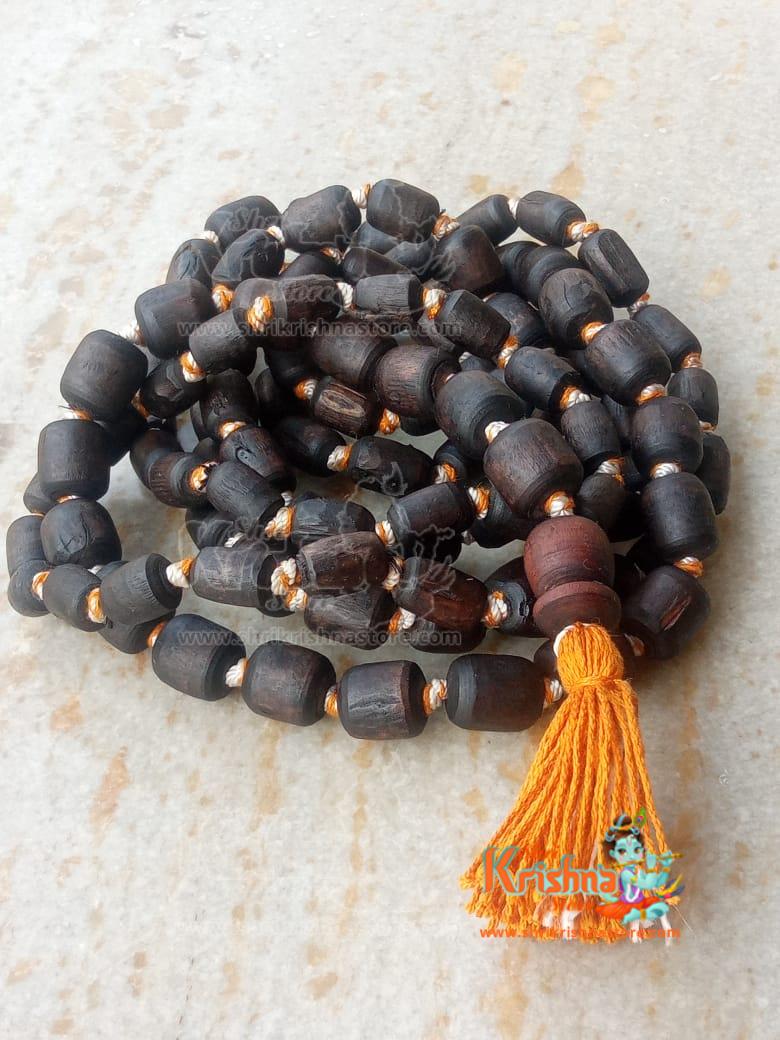 Made in Vrindavan dham by www.originaltulsimala.com. Each and every one of these Locket Mala is a work of Very Fine Hand art.